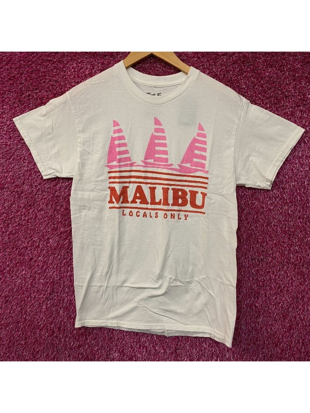 Junk Food Clothing Malibu "Locals Only" Graphic T-Shirt Small